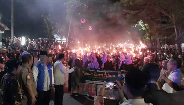 Tahun Bariu Islam 1445 H di Kecamatan Palabuhanratu, Kabupaten Sukabumi.
