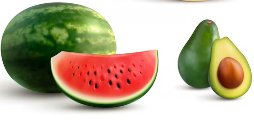 Buah-buahan yang dapat menurunkan kolestrol. -Alpukat dan Semangka/freepik-