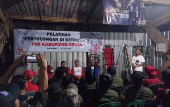 Jauh-jauh datang ke Kabupaten Sukabumi, Palang Merah Indonesia (PMl) Kabupaten Bekasi belajar meningkatkan kompetensi Sumber daya manusia (SDM)