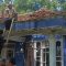 RUSAK : kondisi rumah warga di Desa Sumberjaya Tegalbuleud Rusak, akibat pergerakan tanah.(foto : ist)