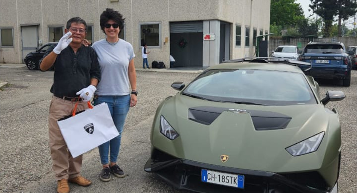 Aryanto Misel tampak sudah bangga karena teknologi Nikuba temuannya sudah dilirik perusahaan otomotif Italia seperti Lamborghini.-Foto/Facebook/Aryanto Misel-