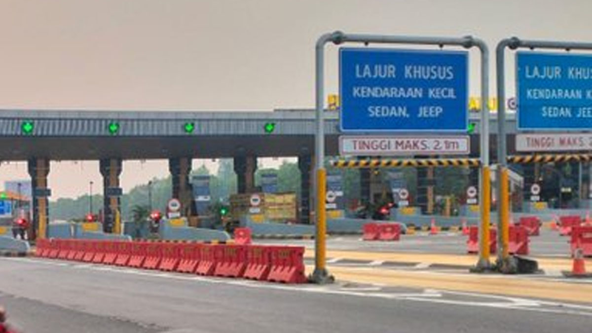 Minimal (SPM) dan peningkatan pelayananan dari Ruas Tol Sedyatmo.-tangkapan layar twitter@tmcmetrojaya-