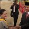 Ibu Negara Iriana Joko Widodo menerima tanda kehormatan Bintang Republik Indonesia Adipradana dari Presiden Jokowi.-BPMI Setpres-