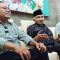 Ketua Majelis Syuro Partai Ummat, Amien Rais saat menemui tokoh nasional Rizal Ramli di kediamannya, Minggu sore (13/8)