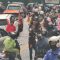 Macet hingga belasan kilometer kerap menghiasi jalur Puncak, Cianjur, Jawa Barat terutama saat libur akhir pekan dan libur panjang nasional. ANTARA/Ahmad Fikri