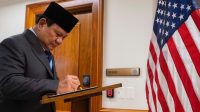 Menteri Pertahanan (Menhan) RI Prabowo Subianto di Gedung Pentagon, Virginia, Amerika Serikat/Ist