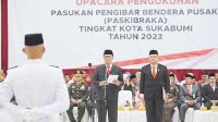 Wali Kota Sukabumi Kukuhkan 32 Paskibraka