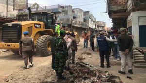 200 PKL Jalan Ciwangi dan Yulius Usman Kota Sukabumi Ditertibkan