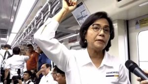 Menkeu Sri Mulyani Ajak Masyarakat Jabodebek Beralih ke LRT