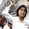 Menteri Keuangan Sri Mulyani Indrawati saat menyampaikan testimoni berkendara LRT Jabodebek yang diikuti dari YouTube Sekretariat Presiden di Jakarta, Senin (28/8/2023).