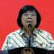 Menteri Lingkungan Hidup dan Kehutanan RI Siti Nurbaya Bakar saat menyampaikan keterangan dalam Konferensi Pers dalam jaringan diikuti dari YouTube Sekretariat Presiden di Jakarta, Senin (28/8/2023).