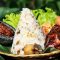 Ilustrasi nasi liwet ayam-Instagram/ @bursapoker