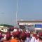DIRESMIKAN : Presiden Joko Widodo (Jokowi) saat menandatangi peresmian Tol Bogor Ciawi Sukabumi (Bocimi) seksi II dengan ruas tol Cigombong-Cibadak dengan Exit Tol Parungkuda. (Foto : Handi Radar Sukabumi)