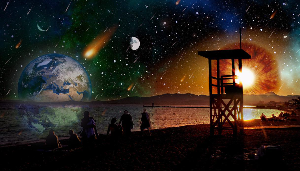 Foto ilustrasi hujan meteor. (Pixabay)--