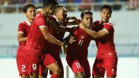 Selebrasi timnas Indonesia saat usai mencetak gol-PSSI-
