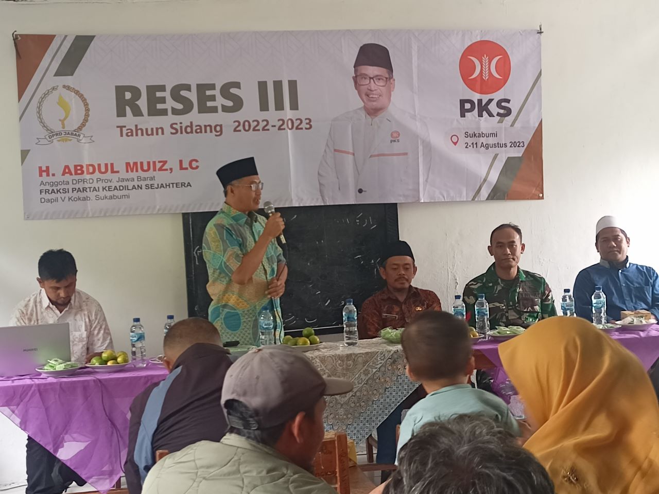 Anggota DPRD Jawa Barat Fraksi PKS Abdul Muiz Kembali melakukan kegiatan reses ke III Tahun Sidang 2022 – 2023.