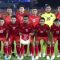 Pesepak bola Timnas U-24 Indonesia berpose sebelum melawan Kirgistan dalam pertandingan kualifikasi Grup F Asian Games 2022 di Zhejiang Normal University East Stadium, Hangzhou, China, Selasa (19/9/2023). (ANTARA FOTO/NOC Indonesia)