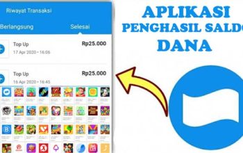 Aplikasi penghasil saldo Dana.--
