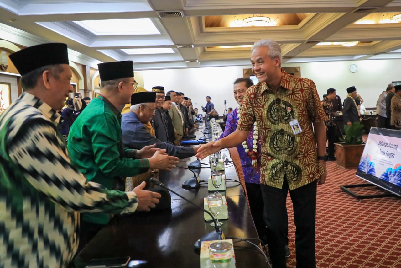 SARAT EDUKASI: Forum Kerukunan Umat Beragama (FKUB) Kalimantan Timur melakukan studi tiru kehidupan kerukunan dan moderasi beragama di Jawa Tengah pada 21 Juni 2023 lalu.