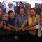 Ketua Majelis Tinggi Partai Demokrat, Susilo Bambang Yudhoyono (SBY) saat disambut di Hambalang oleh Prabowo Subianto cs/Net