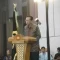 Gubernur Daerah Istimewa Yogyakarta Sri Sultan Hamengku Buwono X saat menyampaikan sambutan pada Rakernis Baharkam Polri di Yogyakarta, Selasa (12/9/2023)