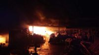 Kebakaran Pasar Leuwiliang Bogor