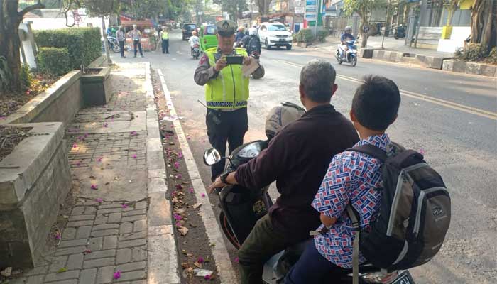 Operasi Zebra Lodaya Polres Sukabumi Kota