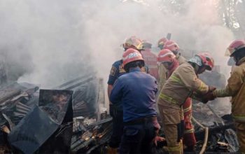 Pabrik tempe Sukaraja Bogor Kebakaran