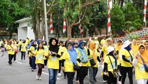 Perumda TJM Kabupaten Sukabumi Gelar Jalan Sehat, Ribuan Peserta Antusias
