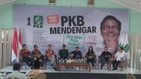 Talk Show PKB Mendengar, dengan tema Gus Muhaimin pilih siapa, di Kantor DPP PKB, Jakarta, Selasa (1/8/2023).