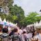 Situasi kegiatan West Java Festival (WJF) 2023 di Gedung Sate, Kota Bandung, Jawa Barat (2/9/2023). 