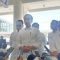 Presiden RI Joko Widodo memberikan keterangan pers di Stasiun Padalarang, Bandung, Jawa Barat, Rabu (13/9/2023).  (Mentari Dwi Gayati)