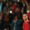 Bintang sepak bola asal Portugal Cristiano Ronaldo saat membela negaranya dalam pertandingan kualifikasi Piala Eropa 2024 melawan Liechtenstein di Stadion Jose Alvalade, Lisbon, 23 Maret 2023. (AFP-CARLOS COSTA)