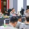 Wakapolri Komjen Pol Agus Andrianto (nomor dua dari kiri) saat memberikan pengarahan kepada seluruh personel di Mapaolda Sumut. (Humas Polda Sumut).
