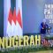 Gubernur Jawa Timur Khofifah Indar Parawansa memberikan pidato di acara "Anugerah Patriot Jawi Wetan 2023". (Biro Adpim Jatim)
