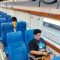 Interior kereta ekonomi generasi baru.