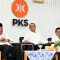 Presiden PKS Ahmad Syaikhu (paling kiri), Anies Baswedan (tengah) dan Muhaimin Iskandar (paling kanan) saat silahturahmi kebangsaan, Selasa 12 September 2023-PKS-