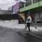 LAKALANTAS : Kondisi truk terguling di kampung Pasir Pulus, RT 24, RW 08, Kelurahan/Kecamatan Jampangkulon. (Foto : ist)