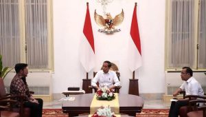 Presiden Jokowi Sambut Kedatangan SYL di Istana