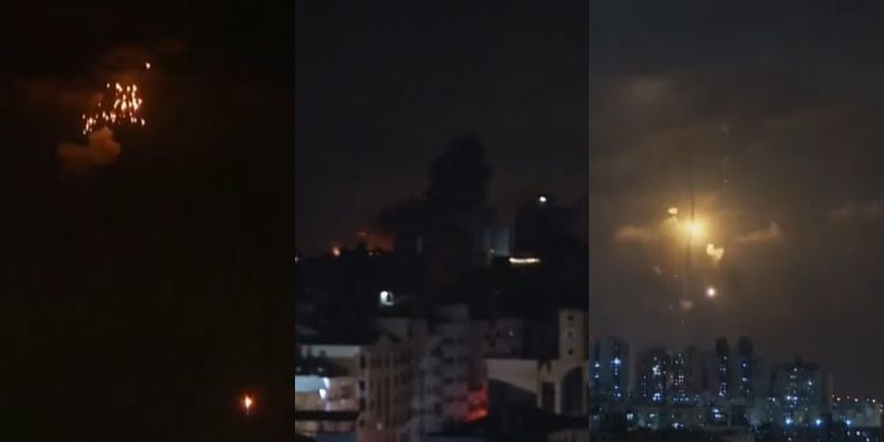 Serangan udara Israel ke wilayah Gaza/Repro