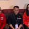 Ketua DPP PDIP, Ahmad Basarah (tengah) di Sekolah Partai DPP PDIP, Jakarta Selatan
