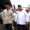 SILATURAHMI: Ganjar Pranowo berkunjung ke pesantren Motivasi Indonesia di Kecamatan Setu, Kabupaten Bekasi, Jawa Barat, pada Jumat (6/10). (Foto: Tim Media Ganjar Pranowo)