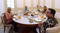 Presiden Joko Widodo makan siang bersama 3 bakal capres 2024 di Istana Merdeka/Ist