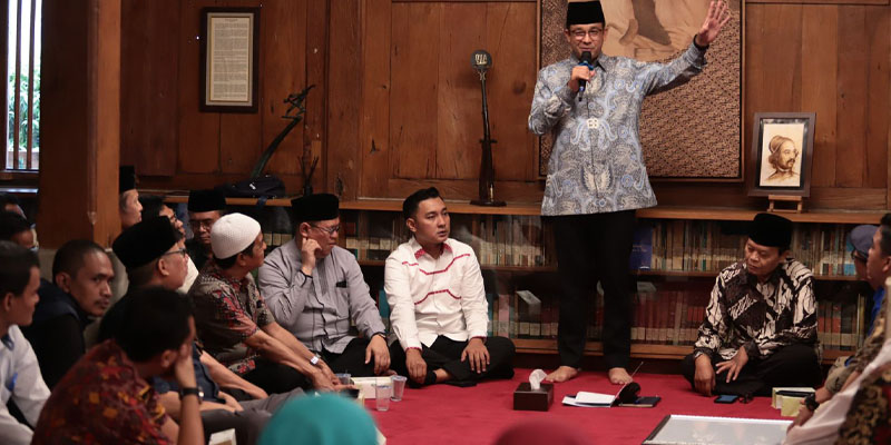 Anies Baswedan di hadapan alumni Angkatan Muda Muhammadiyah/Ist