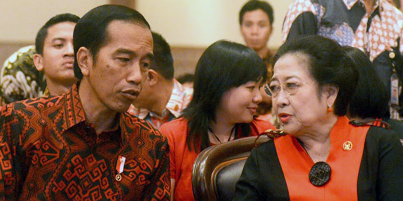 Presiden Joko Widodo bersama Ketua Umum PDI Perjuangan Megawati Soekarnoputri/Net