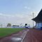 Situasi Stadion Arcamanik yang menjadi salah satu lokasi latihan gelaran Piala Dunia U-17 di Kota Bandung, Provinsi Jawa Barat, Senin (9/10/2023). (Rubby Jovan)