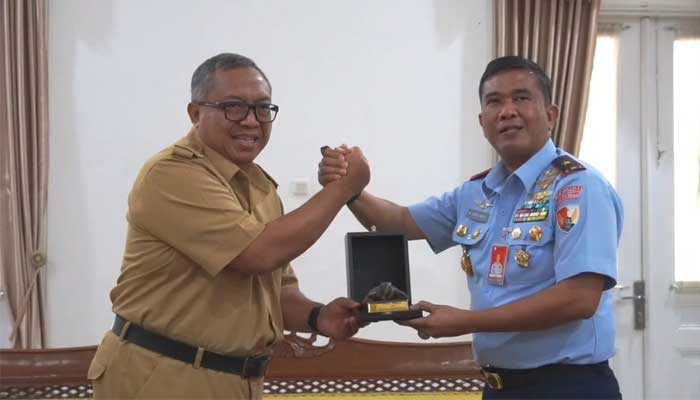 Bupati Sukabumi Komandan Lanud Atang Sendjaja Bogor