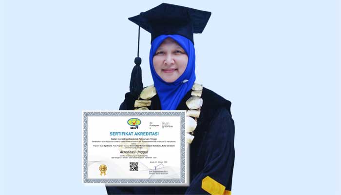 Dekan Fakultas Pertanian Universitas Muhammadiyah (UMMI) Sukabumi, Amalia Nur Milla