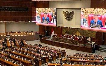 Suasana Rapat Paripurna DPR RI