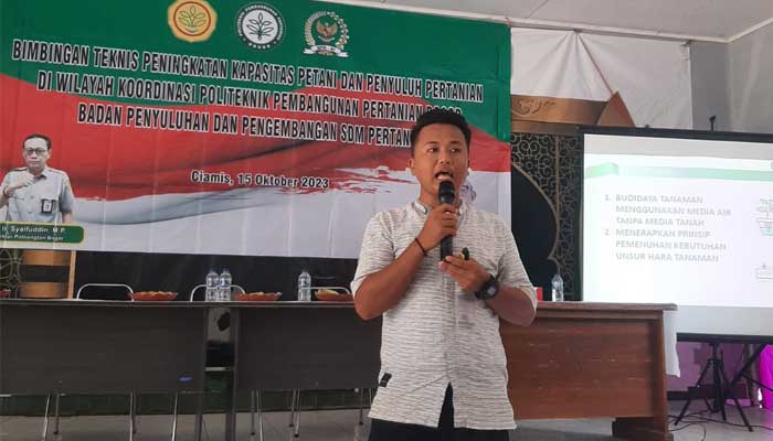 Polbangtan Kementan Tingkatkan Petani Ciamis